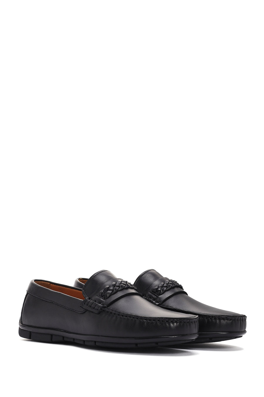 Derimod Fly Men's Black Leather Loafer