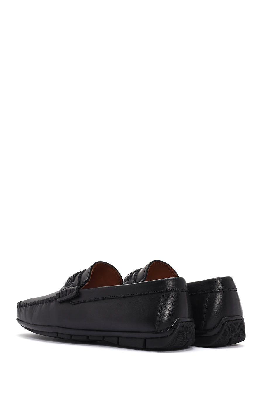 Derimod Fly Men's Black Leather Loafer