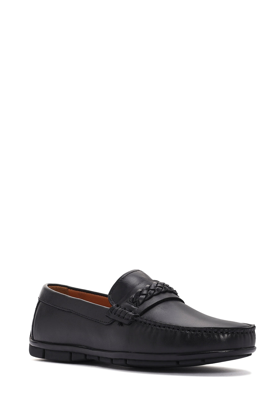 Derimod Fly Men's Black Leather Loafer