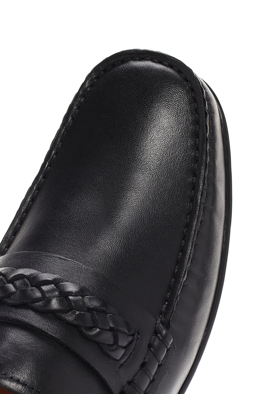 Derimod Fly Men's Black Leather Loafer
