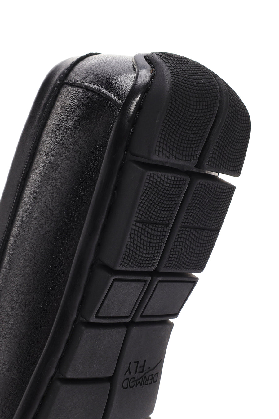 Derimod Fly Men's Black Leather Loafer