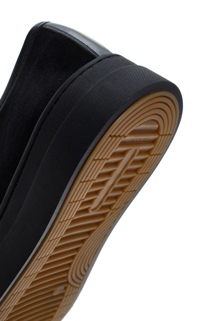 Erkek Siyah Bağcıklı Süet Deri Sneaker