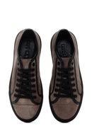 Men's Mink Lace-Up Suede Leather Sneaker | Derimod