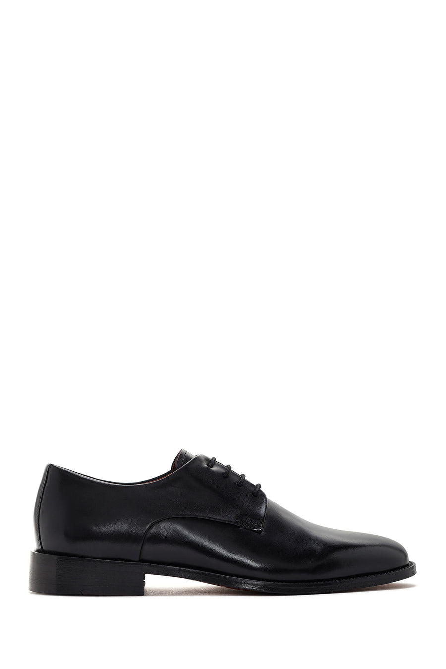 Men's Black Laced Leather Classic Shoes 24SFD635018 | Derimod