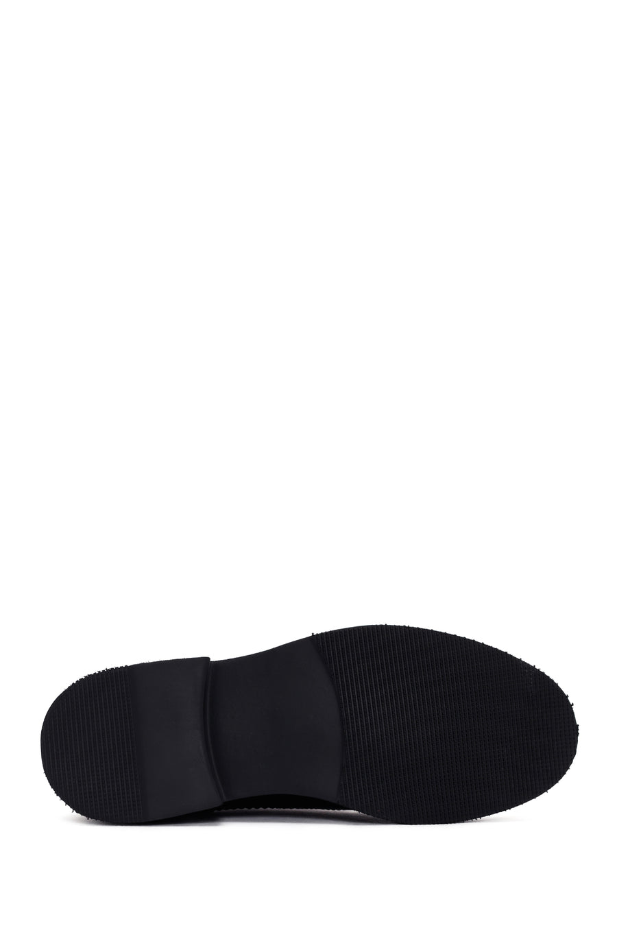 Men's Black Lace-Up Leather Casual Shoes