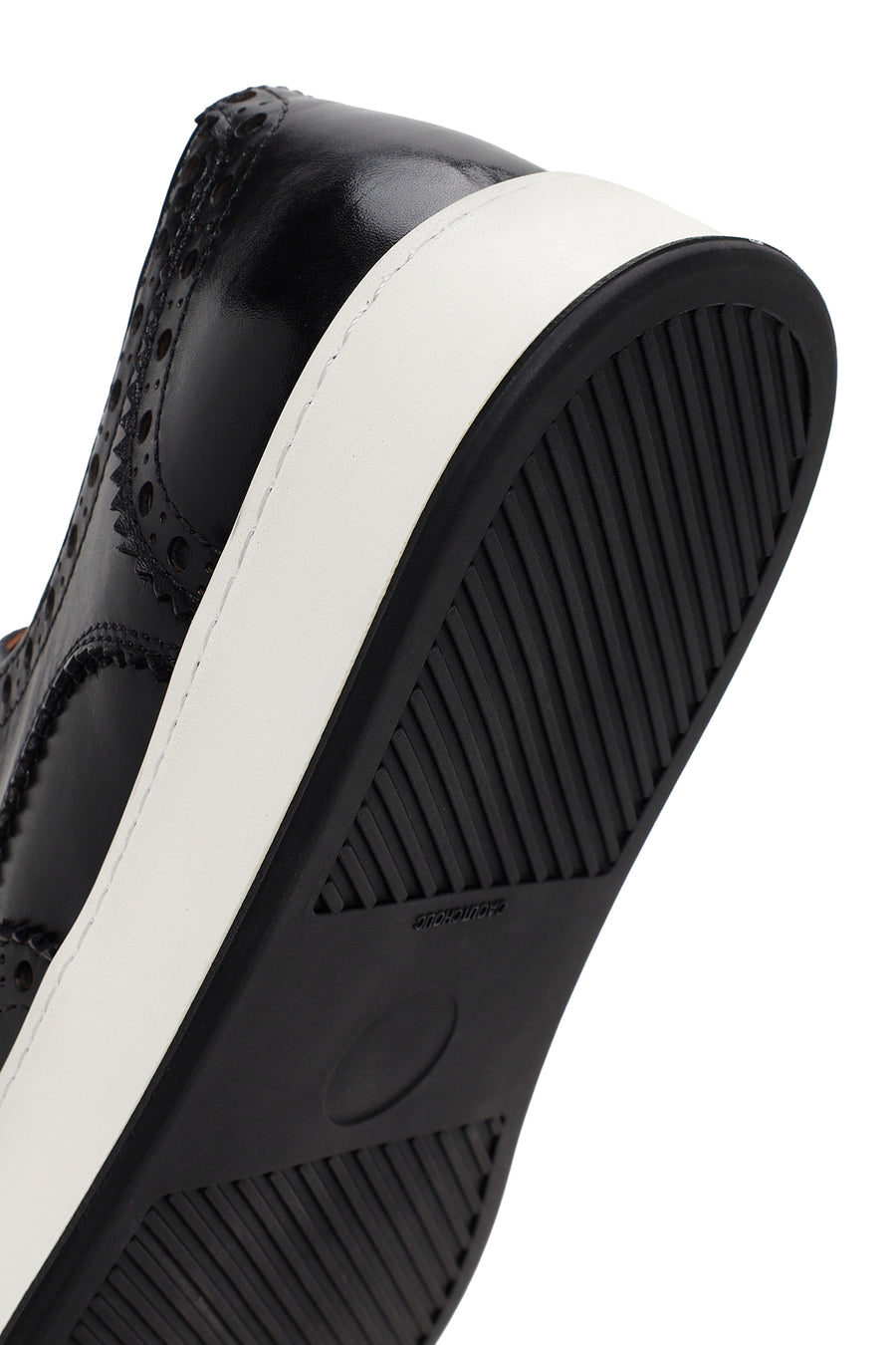 Men's Black Lace-up Leather Casual Shoes