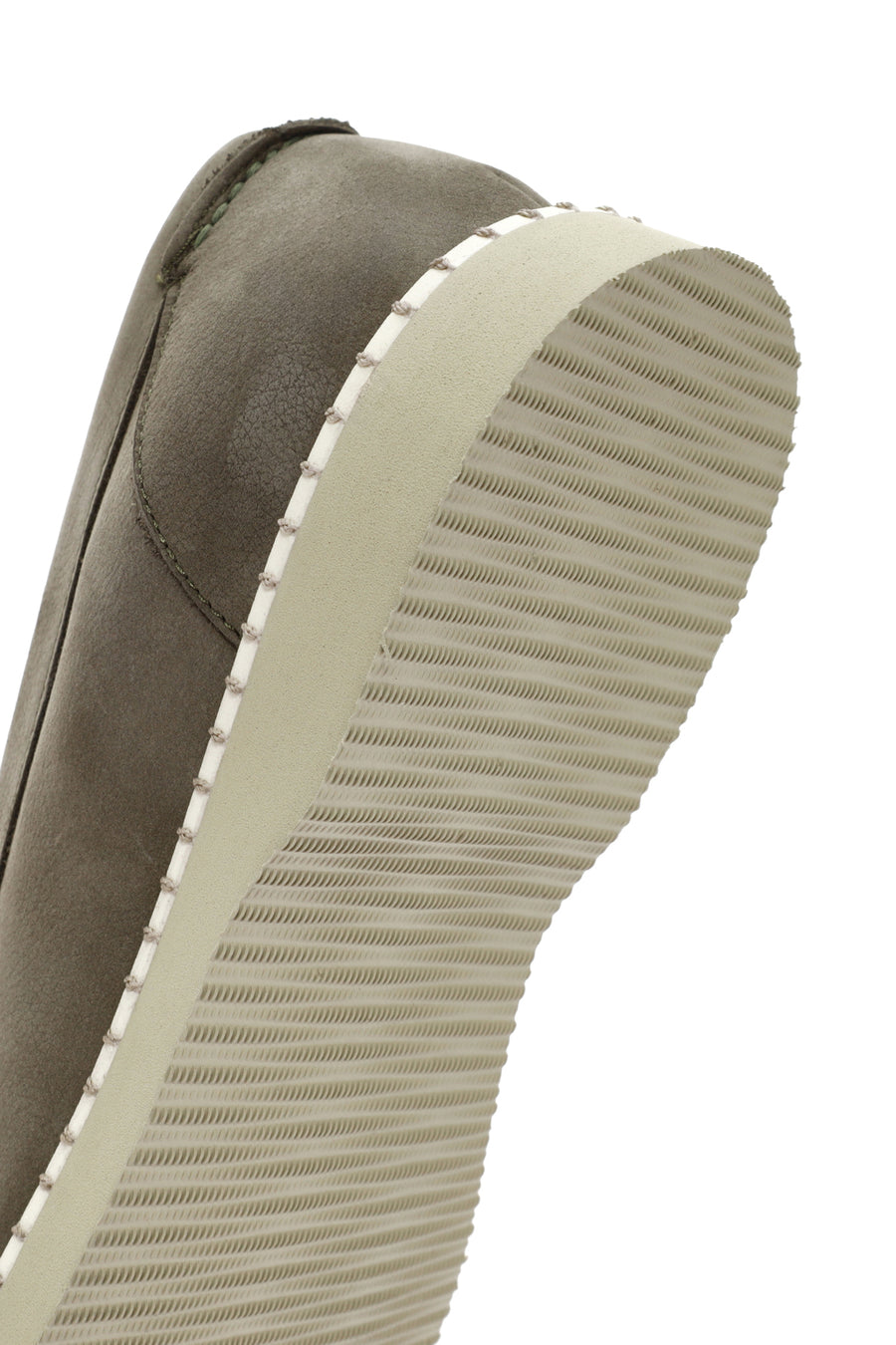 Erkek Yeşil Nubuk Deri Casual Loafer