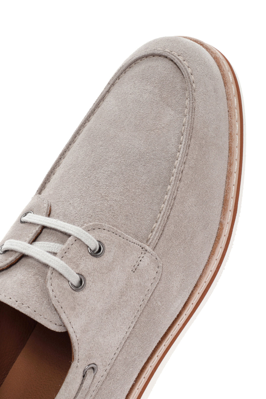 Men's Beige Suede Leather Casual Shoes