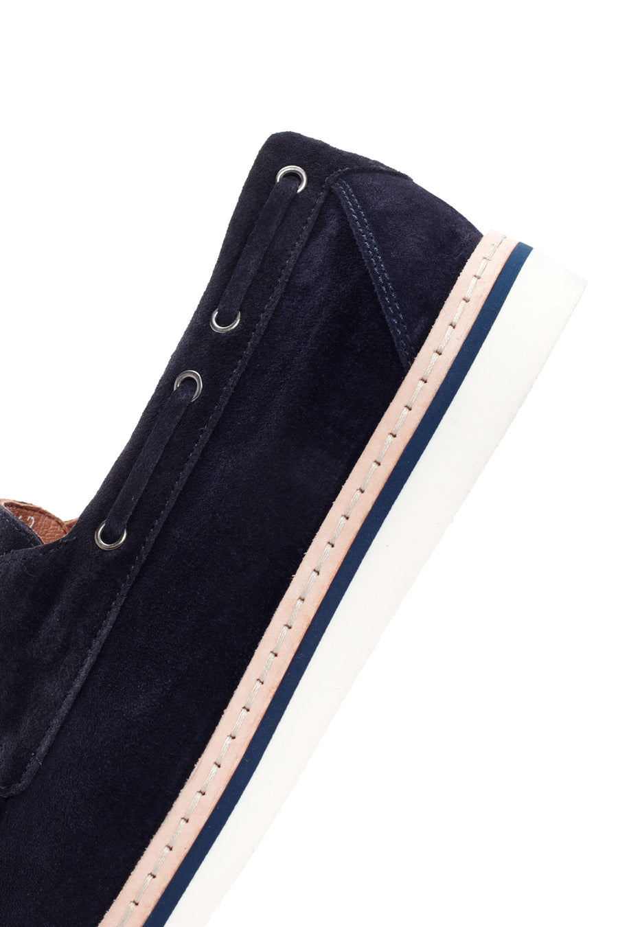 Men's Navy Blue Suede Leather Casual Shoes