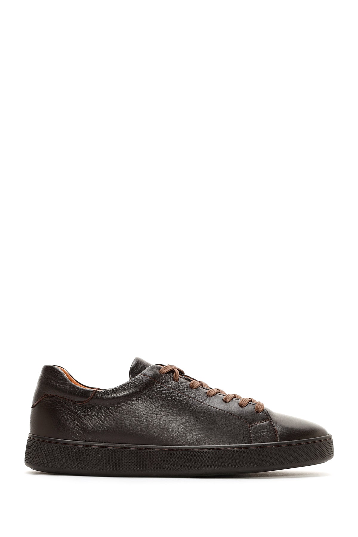 Men's Brown Lace-Up Leather Sneaker 24SFD640618 | Derimod