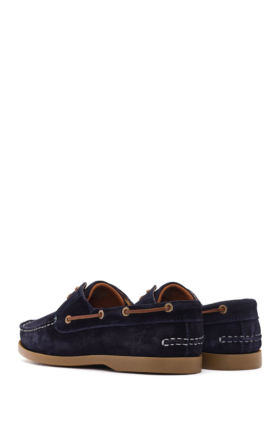 Men's Navy Blue Suede Leather Casual Shoes