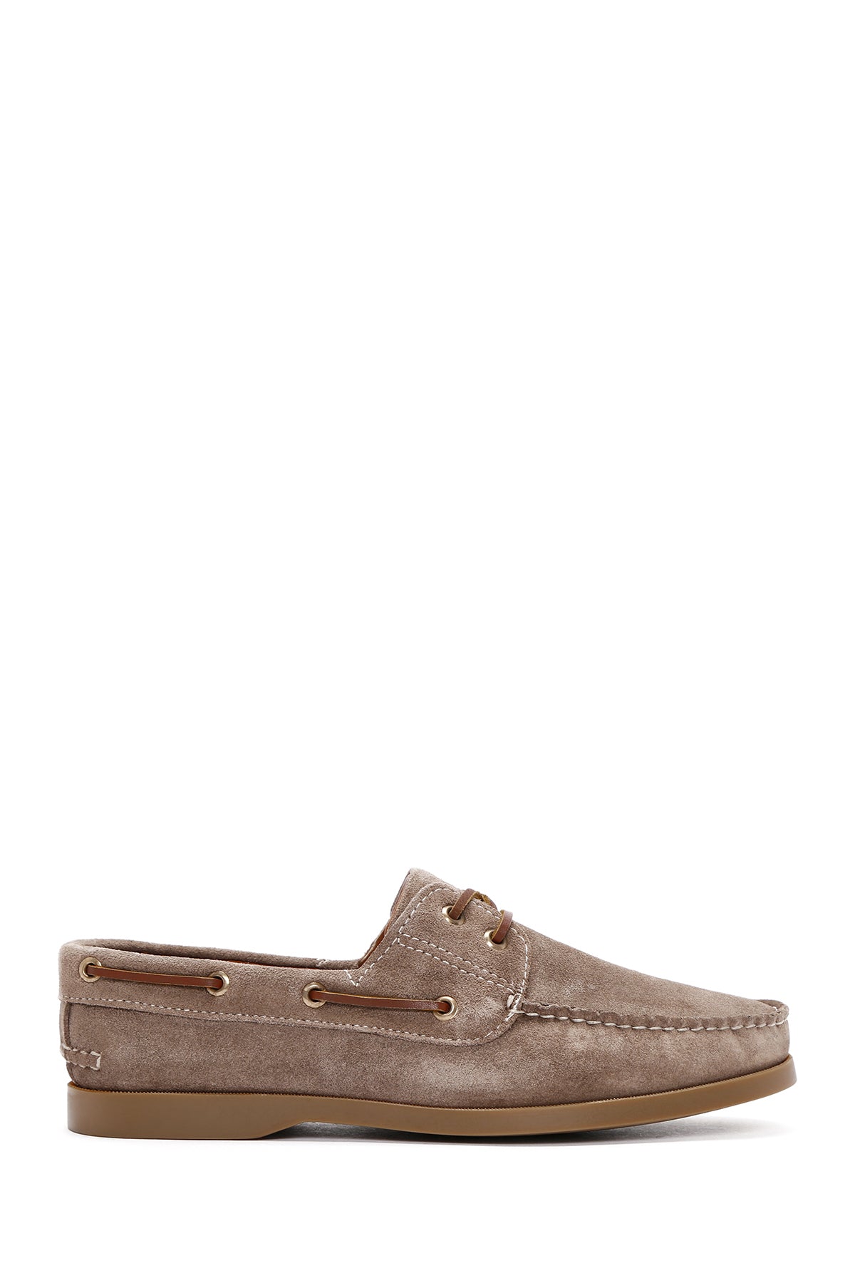 Men's Beige Suede Leather Casual Shoes 24SFD641610 | Derimod