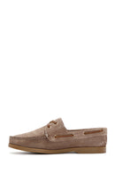 Men's Beige Suede Leather Casual Shoes | Derimod