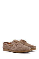 Men's Beige Suede Leather Casual Shoes | Derimod