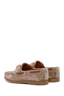 Men's Beige Suede Leather Casual Shoes | Derimod