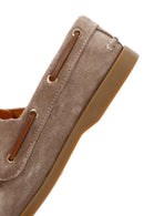 Men's Beige Suede Leather Casual Shoes | Derimod