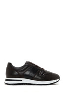 Men's Brown Thick Soled Leather Sneaker | Derimod