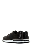 Men's Brown Thick Soled Leather Sneaker | Derimod