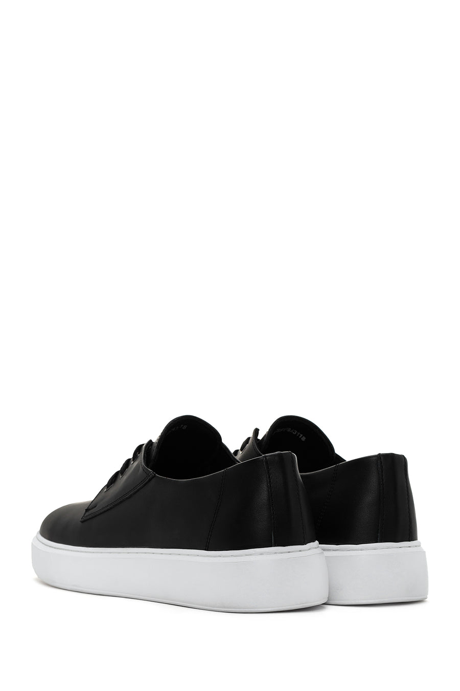 Men's Black Leather Casual Shoes