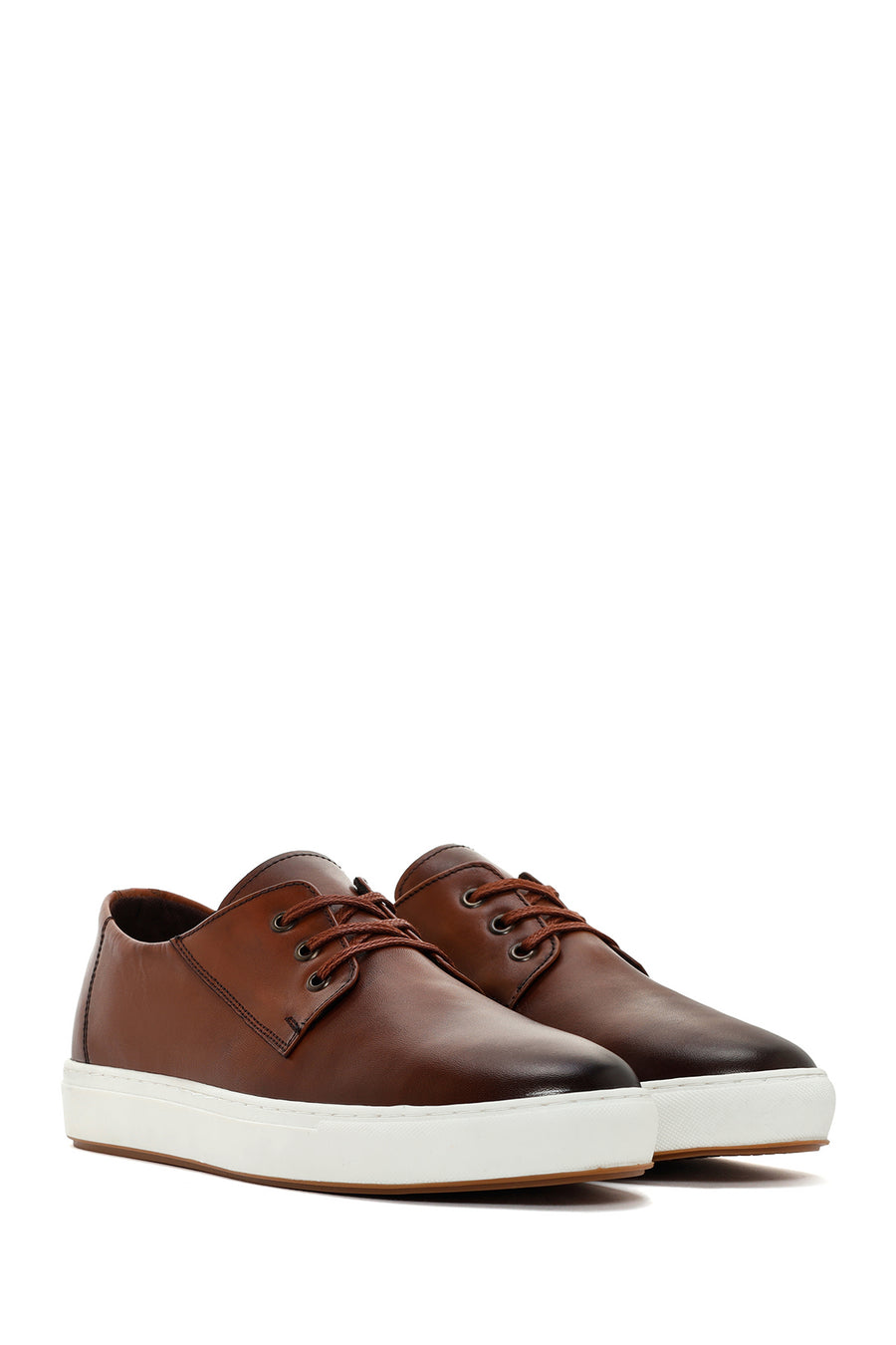 Men's Tan Leather Casual Shoes
