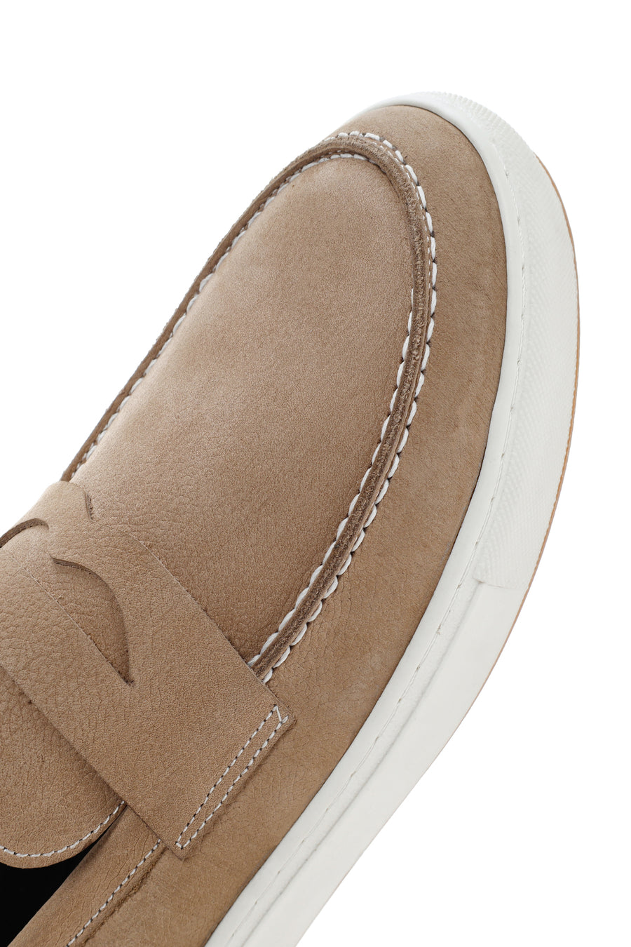 Men's Sand Nubuck Leather Casual Loafer