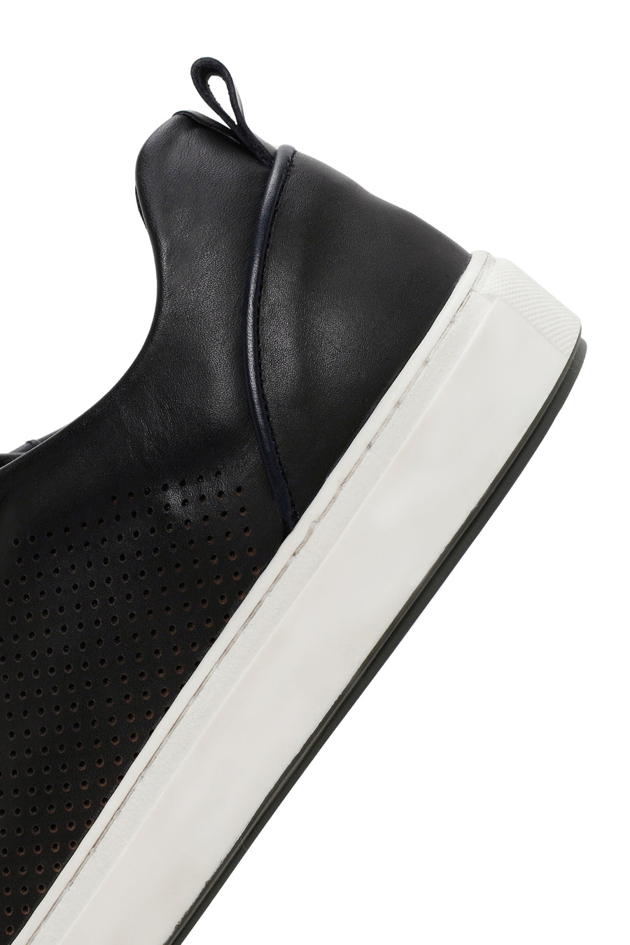 Men's Green Lace-up Leather Sneaker