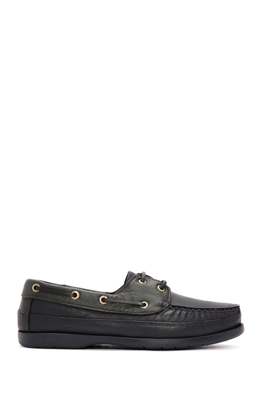 Men's Green Leather Comfort Loafer 24SFD6441M2 | Derimod