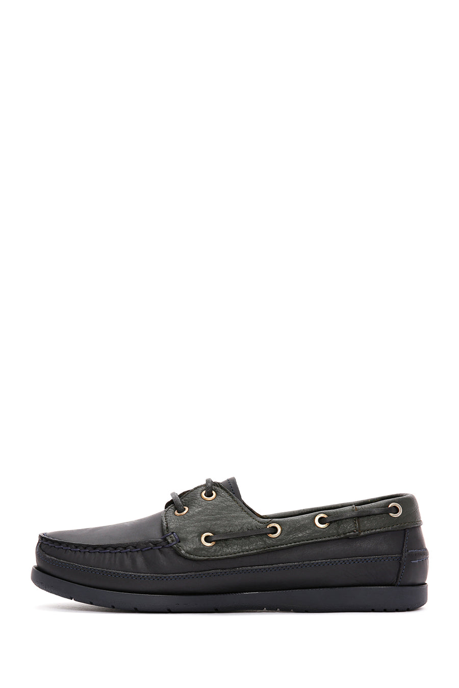 Men's Green Leather Comfort Loafer