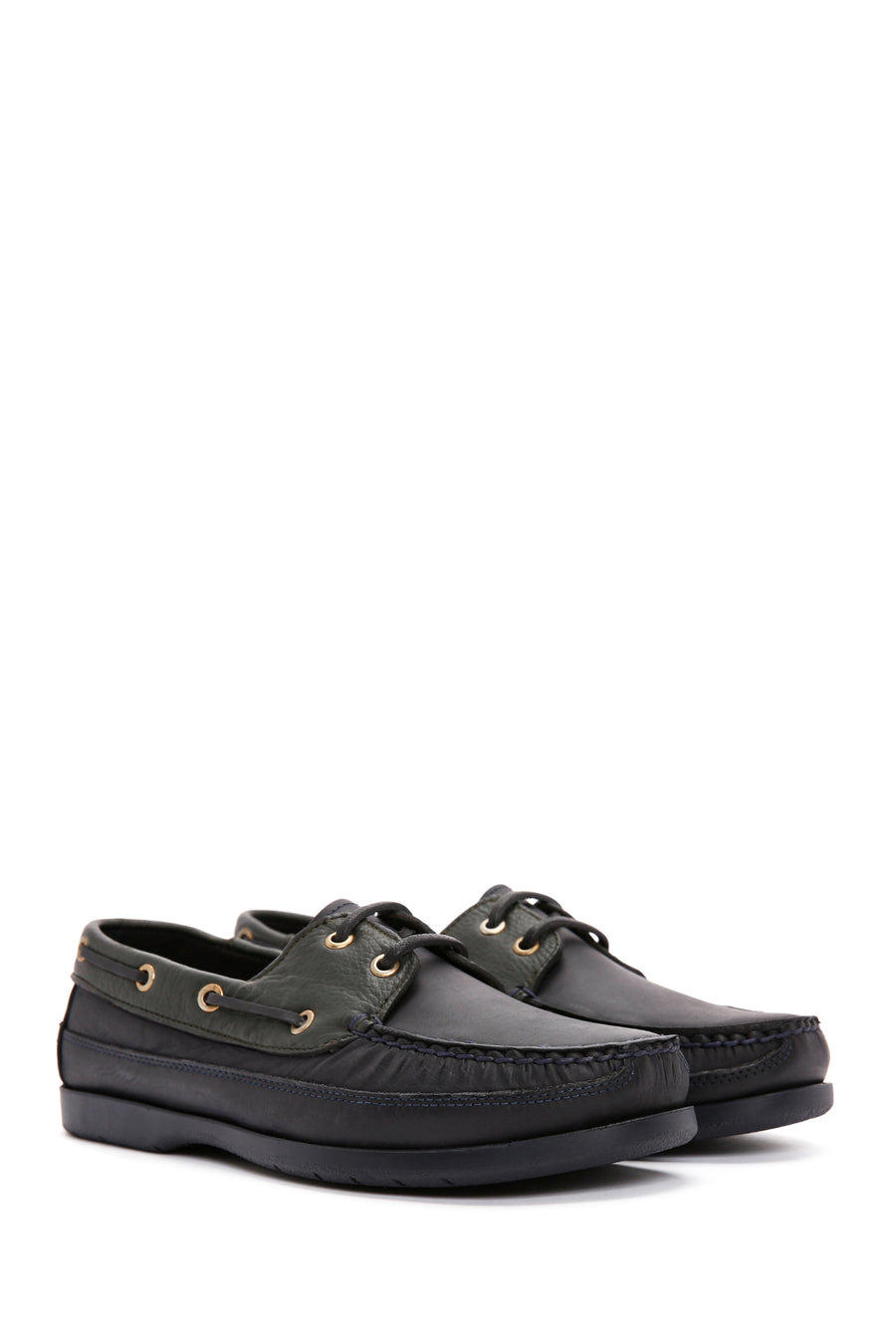 Men's Green Leather Comfort Loafer