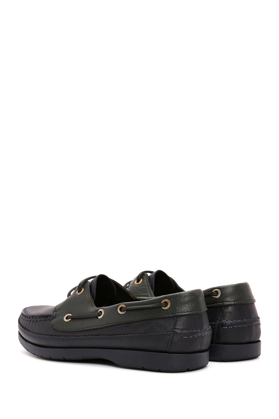 Men's Green Leather Comfort Loafer