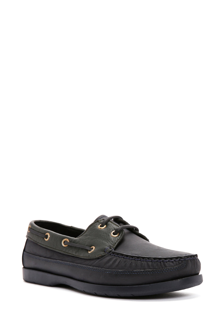 Men's Green Leather Comfort Loafer
