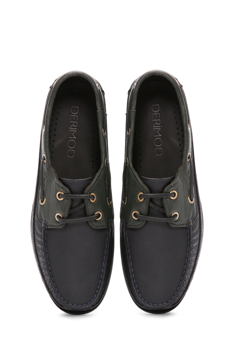 Men's Green Leather Comfort Loafer