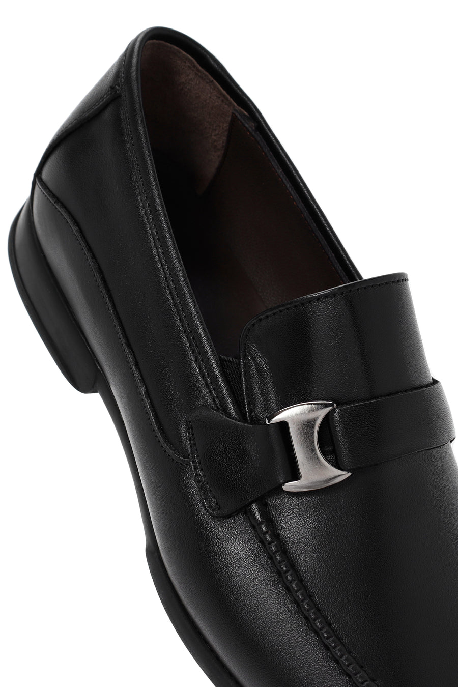 Men's Black Leather Classic Loafer
