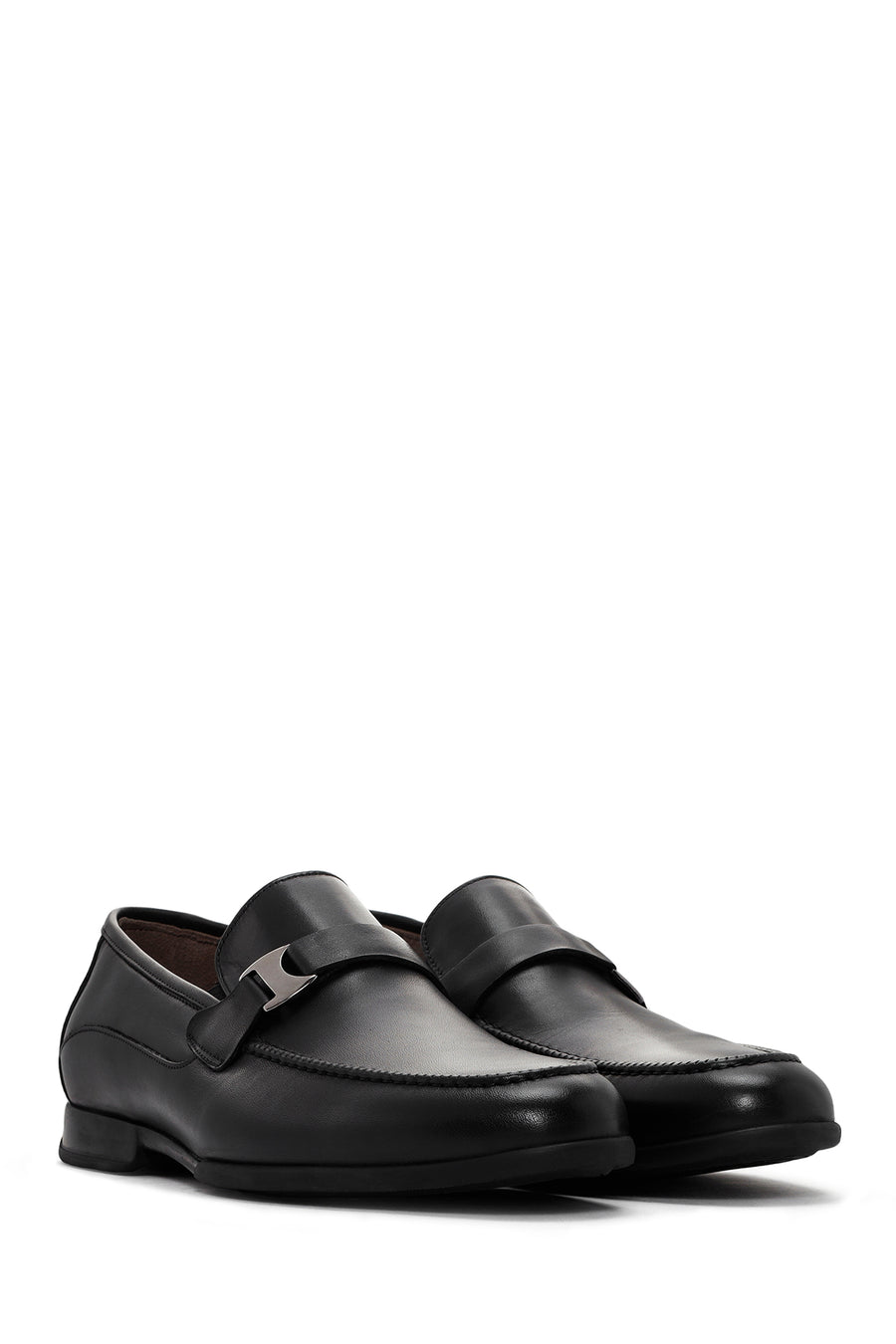 Men's Black Leather Classic Loafer