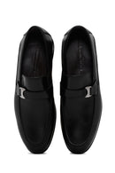 Men's Black Leather Classic Loafer | Derimod