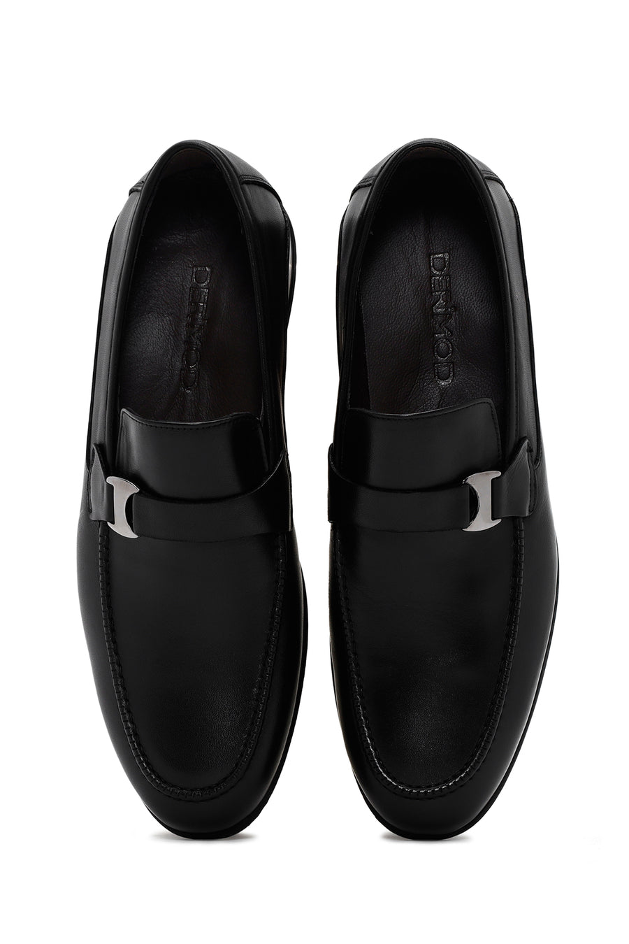 Men's Black Leather Classic Loafer