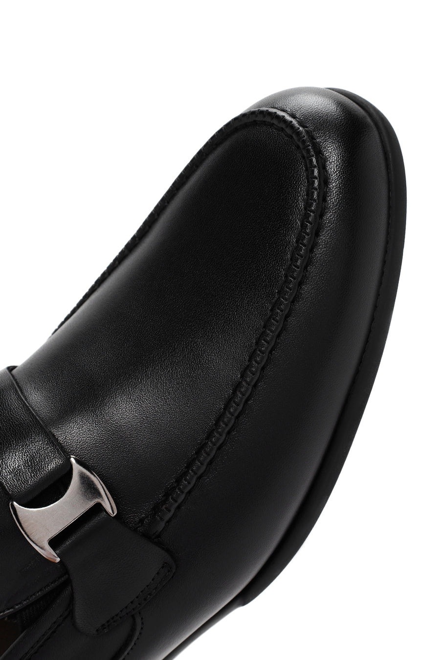 Men's Black Leather Classic Loafer
