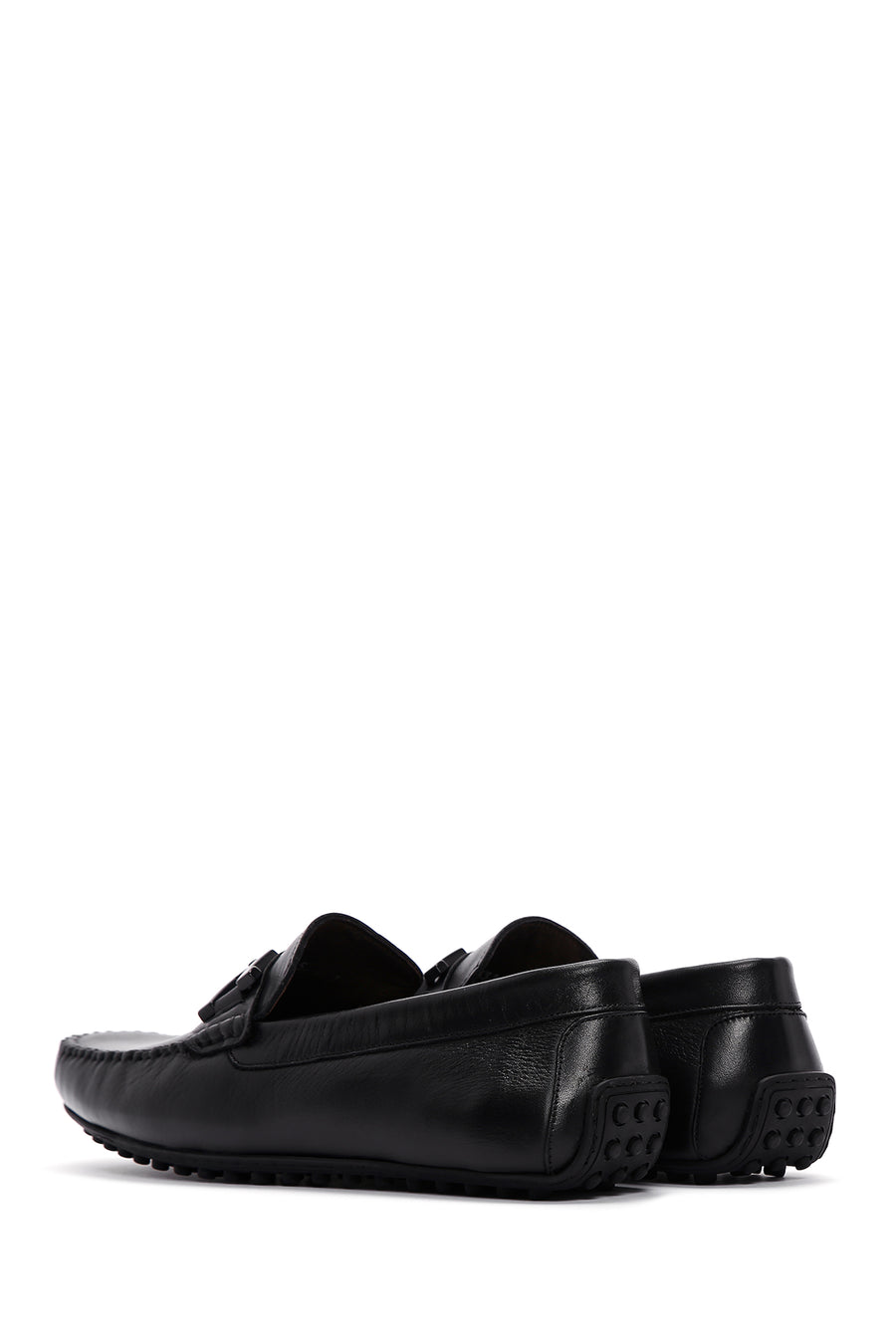 Men's Black Leather Loafer