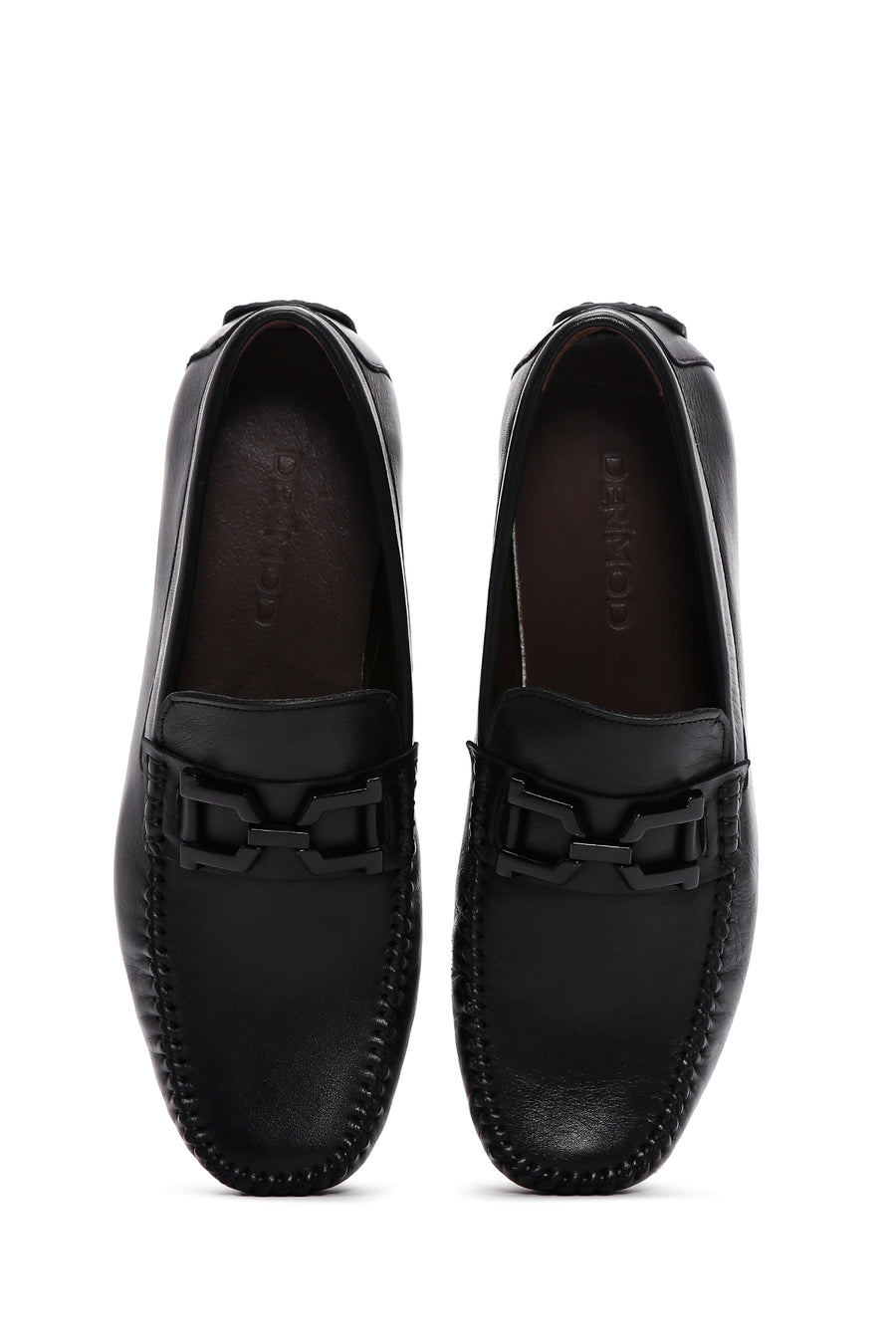 Men's Black Leather Loafer