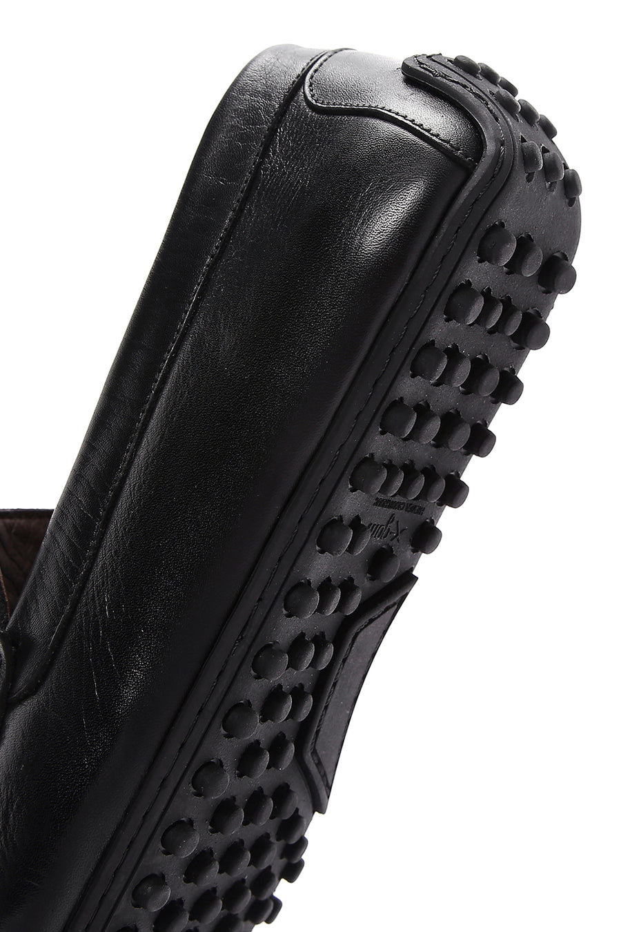Men's Black Leather Loafer
