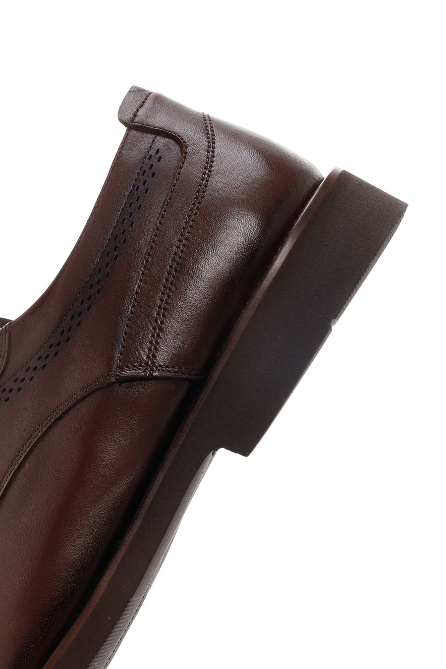 Men's Brown Laced Leather Classic Shoes