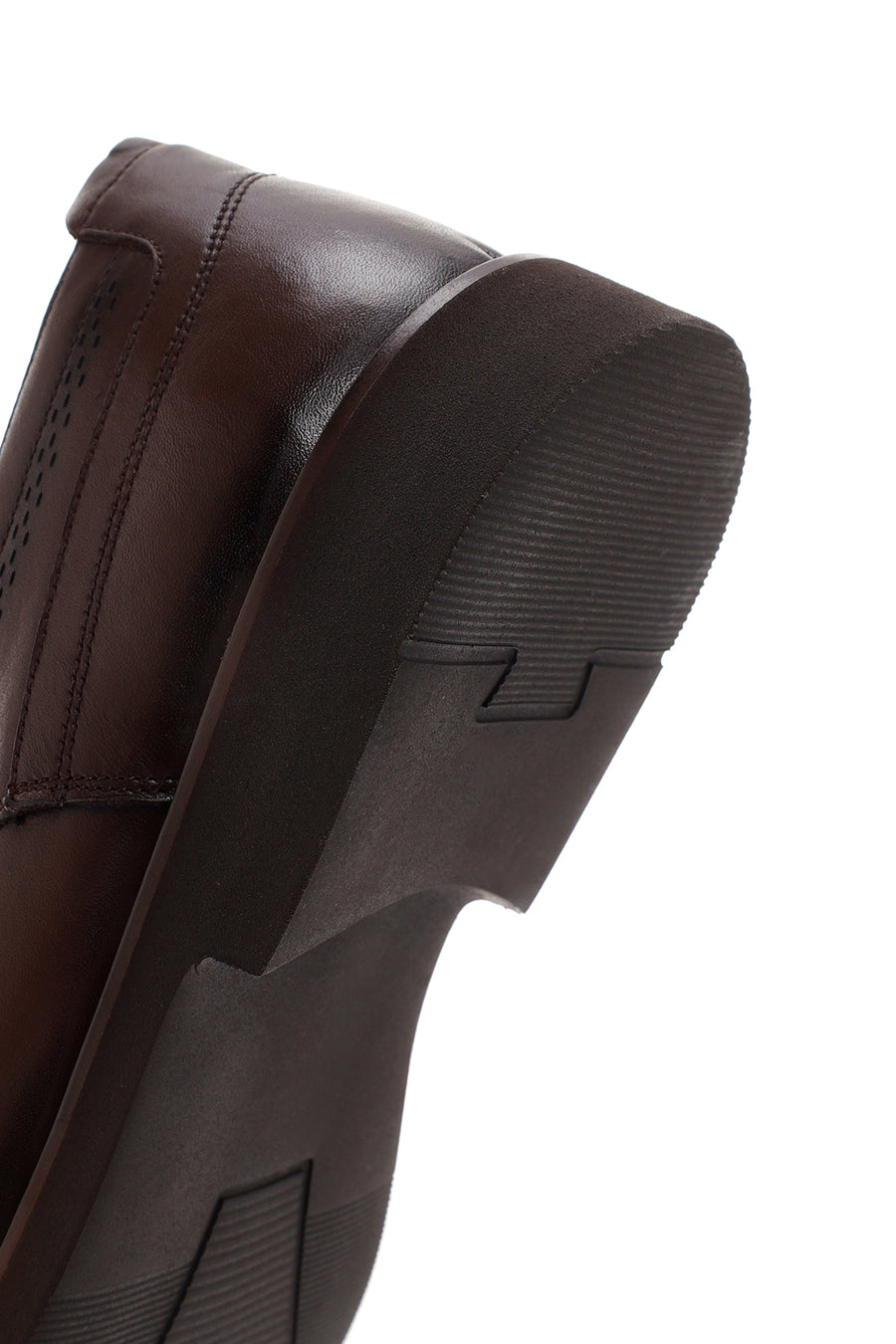 Men's Brown Laced Leather Classic Shoes