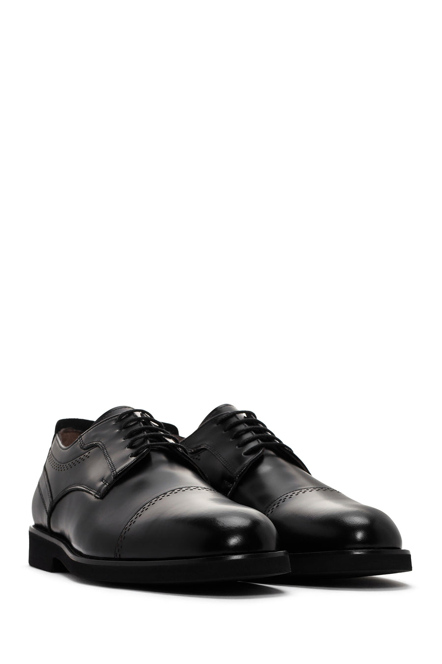 Men's Black Leather Classic Shoes
