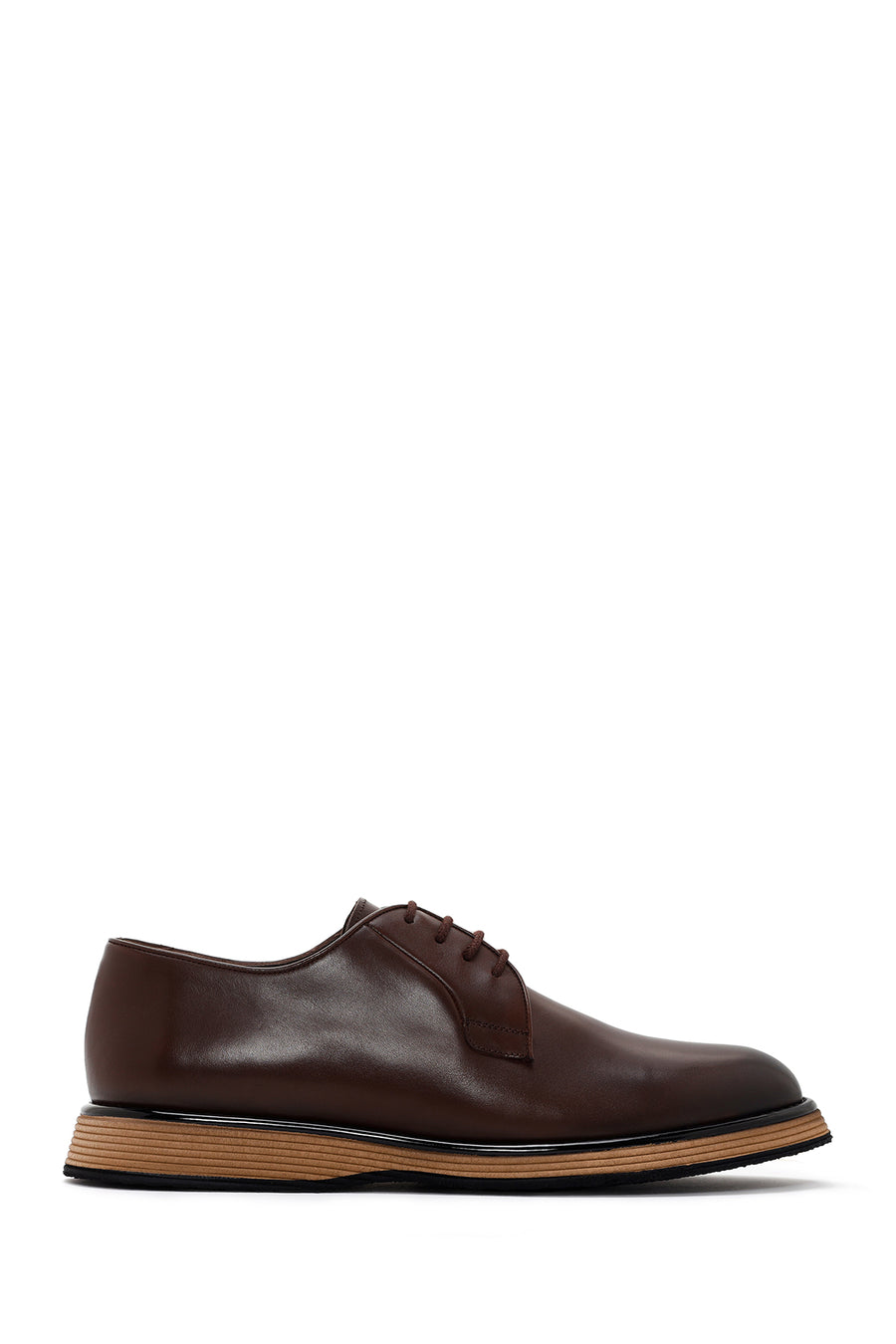 Men's Brown Leather Casual Shoes 24SFD651618 | Derimod