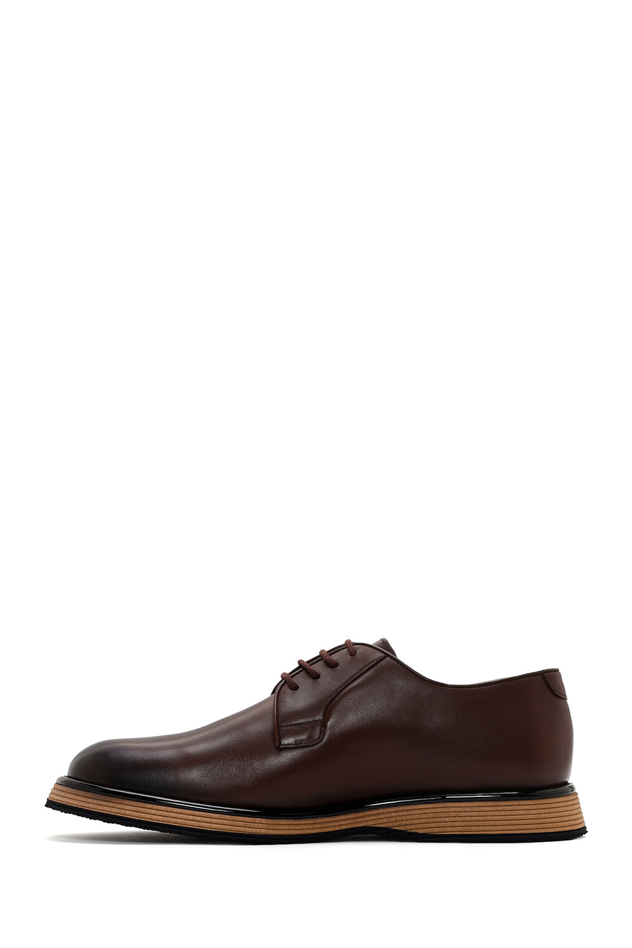 Men's Brown Leather Casual Shoes