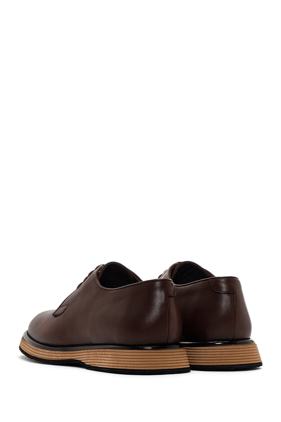 Men's Brown Leather Casual Shoes