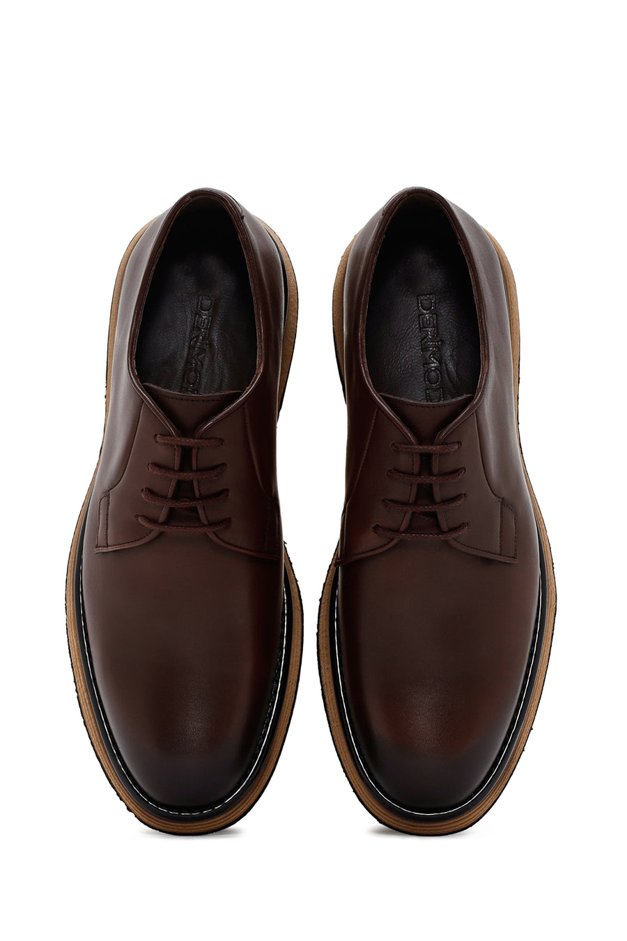 Men's Brown Leather Casual Shoes
