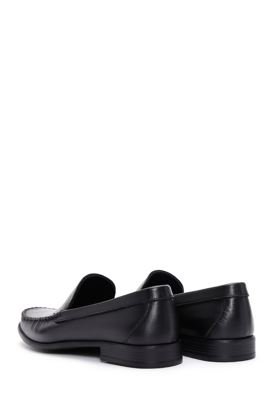 Erkek Siyah Deri Casual Loafer