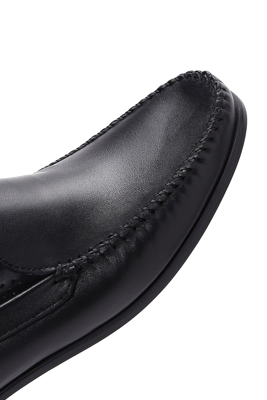 Erkek Siyah Deri Casual Loafer