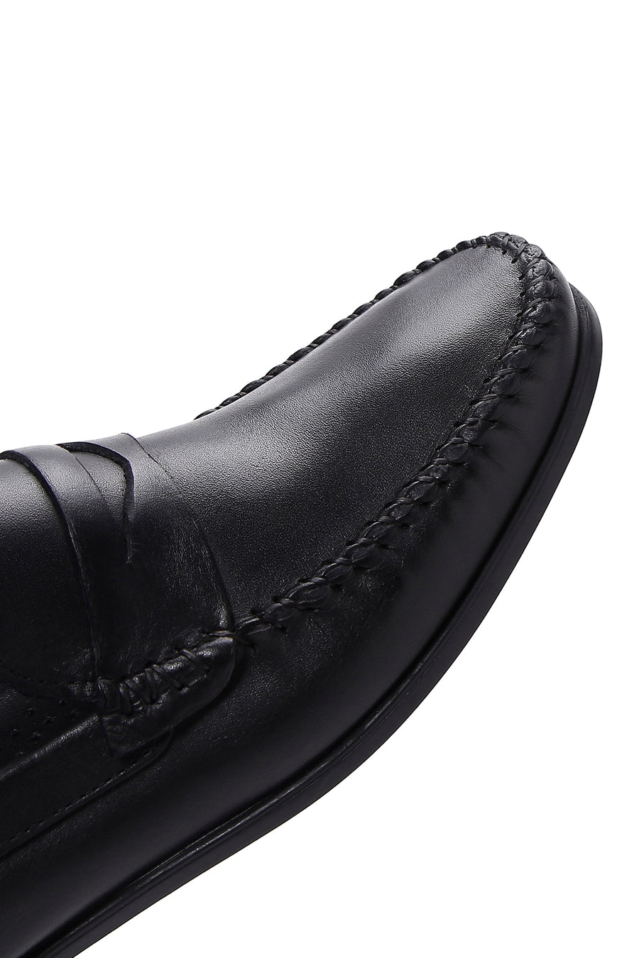 Erkek Siyah Deri Casual Loafer